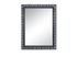 Miroir TANJA 55x70 cm noir et argent - MIRRORS AND MORE