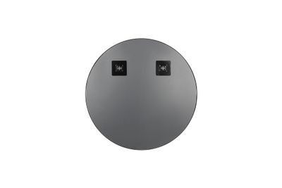 Miroir MILA Ø50 cm noir - MIRRORS AND MORE