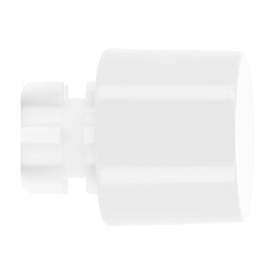 Embout déco bouchon en métal diam 28 mm Finition Blanc brillant par 2 - MOBOIS