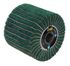 Brosse en fibre synthétique de grain 240 et à lamelles abrasives de grain 120 de 120 mm de diamètre FARTOOLS