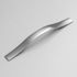 Poignée pour meuble de cuisine entraxe 128 mm métal brillant arc plat - OFITRES