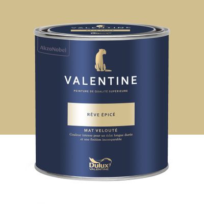 Peinture Valentine Mat Velouté Rêve Épicé 0,5 L - DULUX VALENTINE