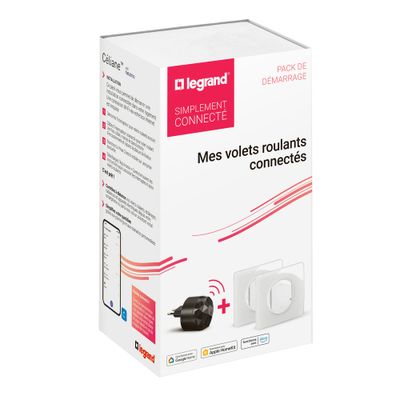 Pack de démarrage volets roulants connectés Blanc - Céliane with Netatmo LEGRAND