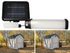 Réglette extérieur solaire LED détecteur de mouvements Linea noir IP44 500 lumens blanc neutre - ARLUX