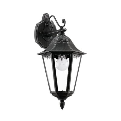 Applique extérieur descendante E27 Navedo noir IP44 60W - EGLO