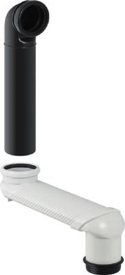 Kit de coude en S pour conversion d'un WC au sol en WC suspendu - GEBERIT