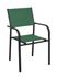Fauteuil de jardin DUCA aluminium et textilène vert - PROLOISIRS