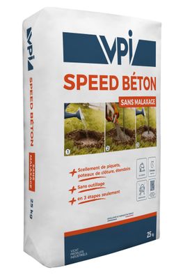 Béton prise rapide sans malaxage - Speed béton 25 kg