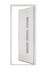Porte d'entrée Manhattan poussant droite + insert inox 215 x 90 cm CLOSY