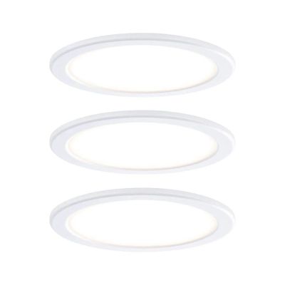 Spots LED encastrables ou saillie sous-meubles par 3 Blanc - Pukk PAULMANN