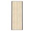 Porte de placard Acacia Crème Profil noir H 248,5 x L 92,2 cm YNGENIO