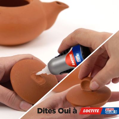 Colle de réparation Super Glue-3 Control Multi-matériaux liquide tube 3 g - LOCTITE