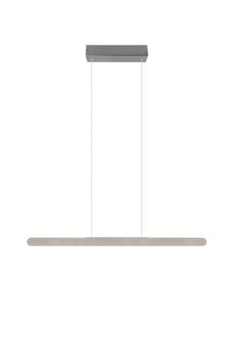 Suspension LED Helios aluminium brossé 3300 lumens blanc variable CCT - TRIO