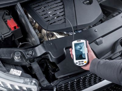 Caméra inspection câble 1 m et accessoires - LASERLINER