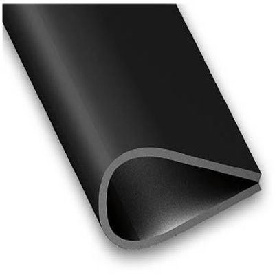 Serre feuillet PVC noir 15 mm 1 m CQFD