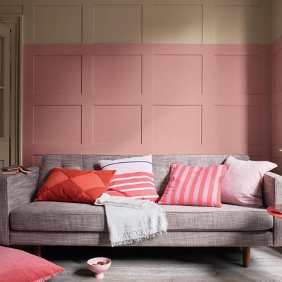 Peinture crème de couleur Vieux Rose mat 1L - DULUX VALENTINE
