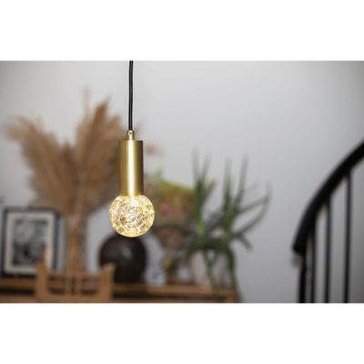 Douille électrique E27 métal or - TIBELEC