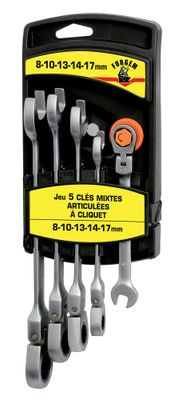 Clés mixtes articulées par 5 - RONDY