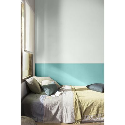 Peinture crème de couleur Vert Jade satin 1L - DULUX VALENTINE