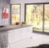 Façades tiroir pour meuble de cuisine Cristal blanche 70 x 60 cm par 3 OFITRES