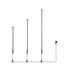 Bornes extérieur à piquer sur secteur 3 hauteurs LED blanc chaud  IP44 par 3 - Scoop REALITY