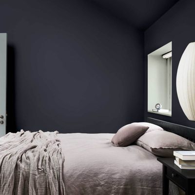 Peinture Crème de Couleur Bleu Encre mat 500 ml - DULUX VALENTINE