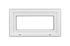 Fenêtre abattant PVC blanc H.45 x l. 40 cm CLOSY
