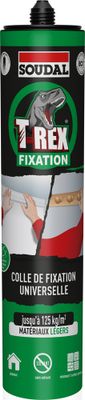 Colle de fixation T-rex universelle cartouche 380 g SOUDAL