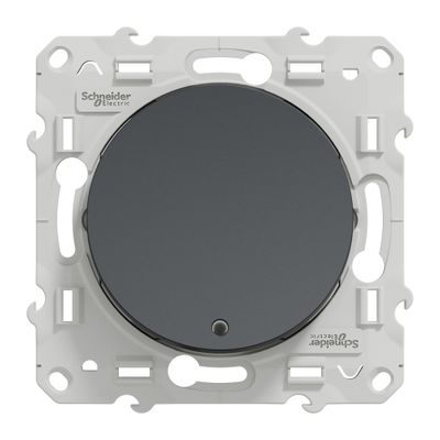 Interrupteur va-et-vient avec témoin lumineux anthracite - Odace 2011 SCHNEIDER ELECTRIC