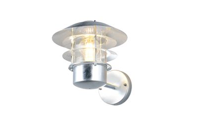 Applique extérieur montante E27 IP44 10W Zinc - Ruvuma TRIO