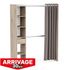 Kit de dressing effet chêne 183 X 144,2 x 50 cm + 1 tiroir CBA MEUBLES