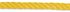 Cordage polypropylène jaune résistance 1060 kg diamètre 8 mm vendu au mètre CHAPUIS