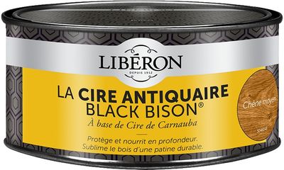 Cire antiquaire en pâte "Black Bison" chêne moyen 0,5 L - LIBERON
