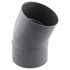 Coude PVC évacuation 20° femelle/femelle Ø100 - FITT