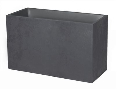 Muret de jardin Basalt effet béton 99 x 39 x 60 cm - EDA