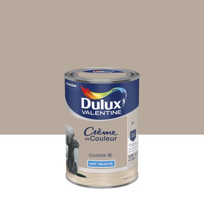 Peinture crème de couleur Gazelle Mat 1,25 L - DULUX VALENTINE