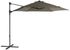 Parasol excentré diamètre 3 mètres Taupe Pushup PROLOISIRS