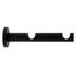 Support ouvert double en métal diam 20 mm Finition Noir mat - MOBOIS