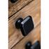 Bouton de meuble carré noir mat 30 x 30 mm par 4 REI