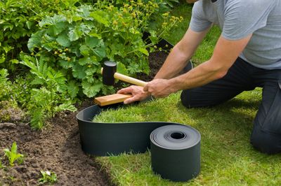 Bordure de jardin flexible PE recyclé noir H.7,5 cm x 10 m OUTSIDE LIVING