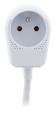 Rallonge électrique 3m blanc ZENITECH