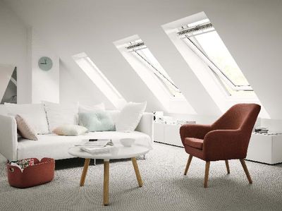 Fenêtre de toit à rotation l.55 x L.98 cm Whitefinish Confort GGL CK04 2076 VELUX