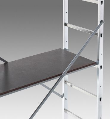 Echafaudage pour escalier HobbyStep H4 - 1,7 / 3,70 m aluminium - HAILO