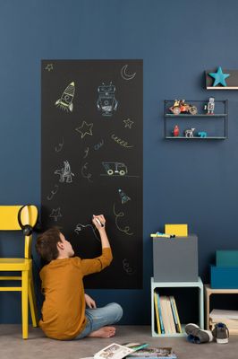 Adhésif décoratif effet tableau noir 1,5 x 0,45 m VENILIA