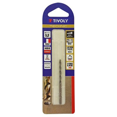 Foret métal Technic HSS diamètre 3,20 mm - TIVOLY