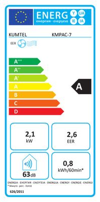 Climatiseur mobile monobloc 7000 BTU - EUREM