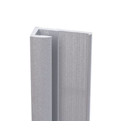 Profilé de finition alu argent pour panneaux muraux 255 cm - SCHULTE