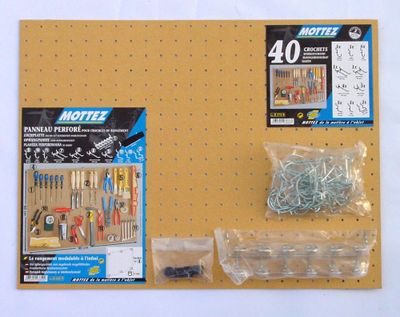 Kit panneau perforé isorel MOTTEZ