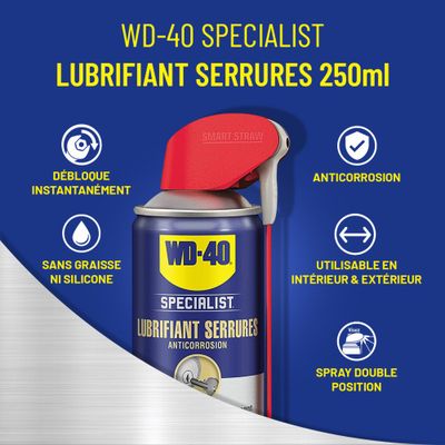 Lubrifiant serrure 250 ml - WD-40
