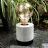 Ampoule LED G125 Hologramme globe verre ambré 4 W = 200 Lumens blanc chaud XANLITE